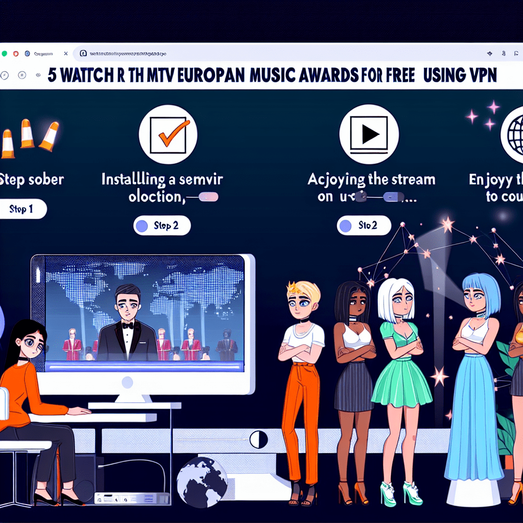 Stream the 2024 MTV EMAs for free using a VPN. Choose a reliable VPN, install it, select a server location, and access the stream hassle-free. Enjoy the show!