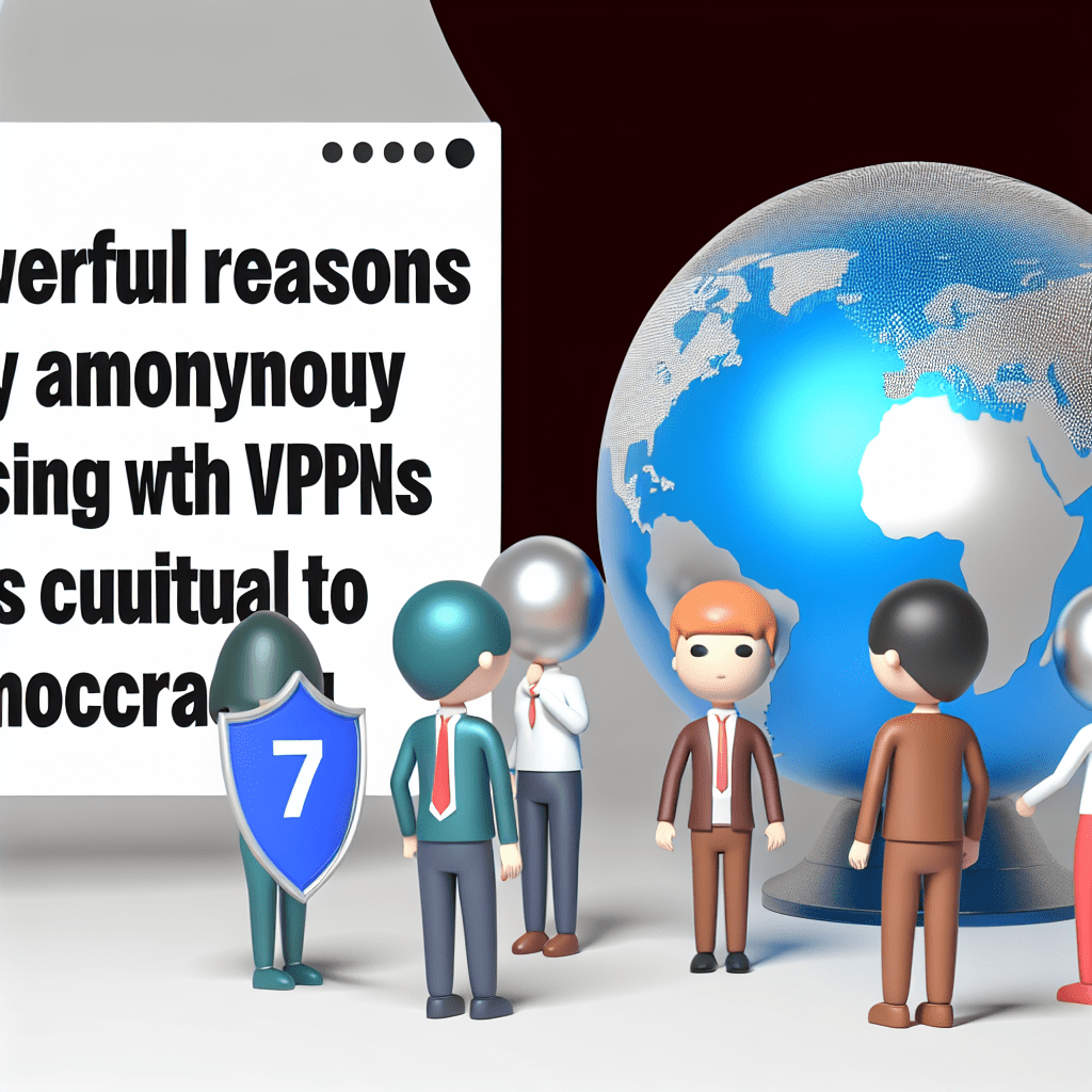 Anonymous browsing via VPNs is vital for democracy, enhancing privacy, combating censorship, protecting against surveillance, and securing digital freedom.