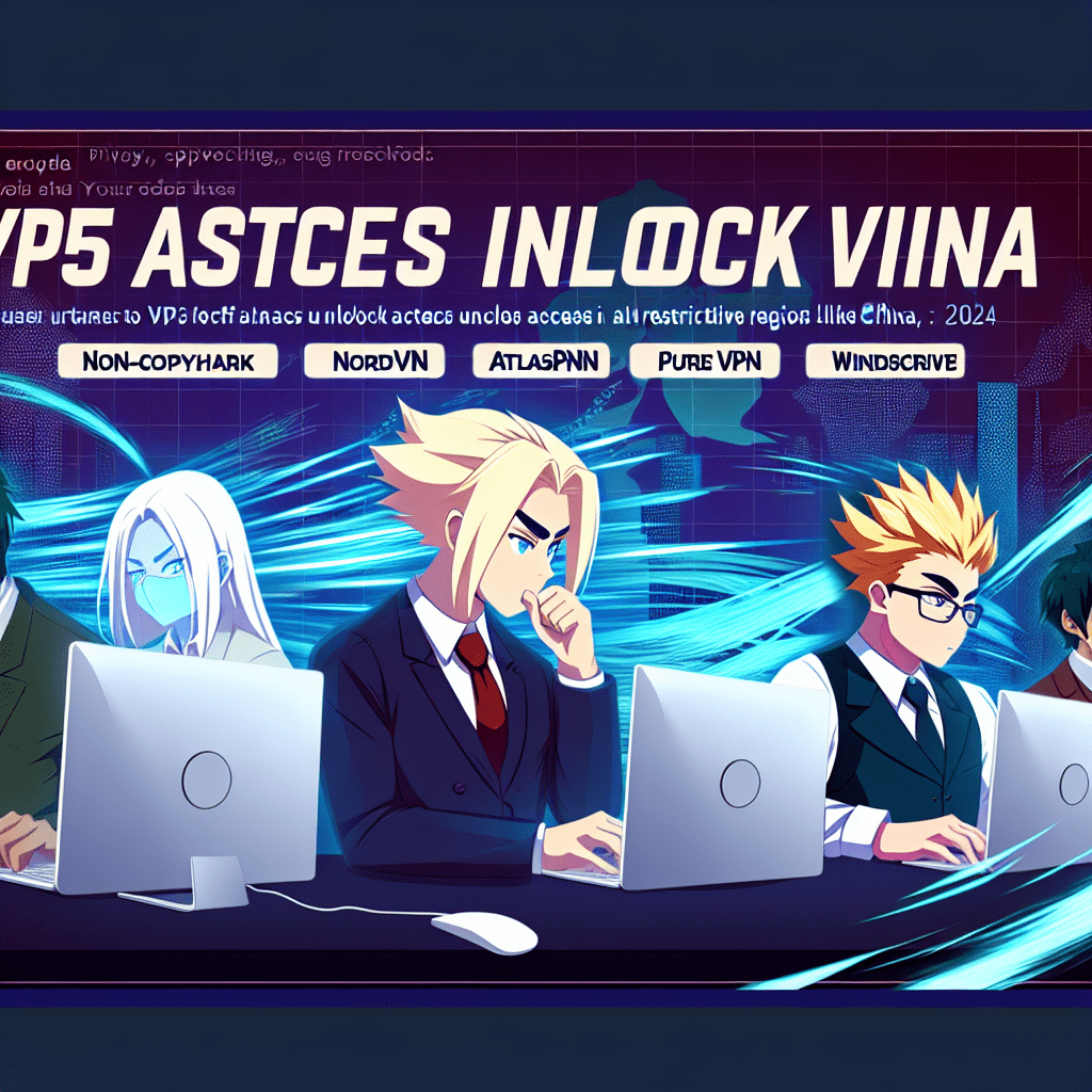 Unlock Discord in China with top 5 VPNs for 2024: Surfshark, NordVPN, AtlasVPN, PureVPN, Windscribe. Ensure access, speed, and privacy. Choose wisely!